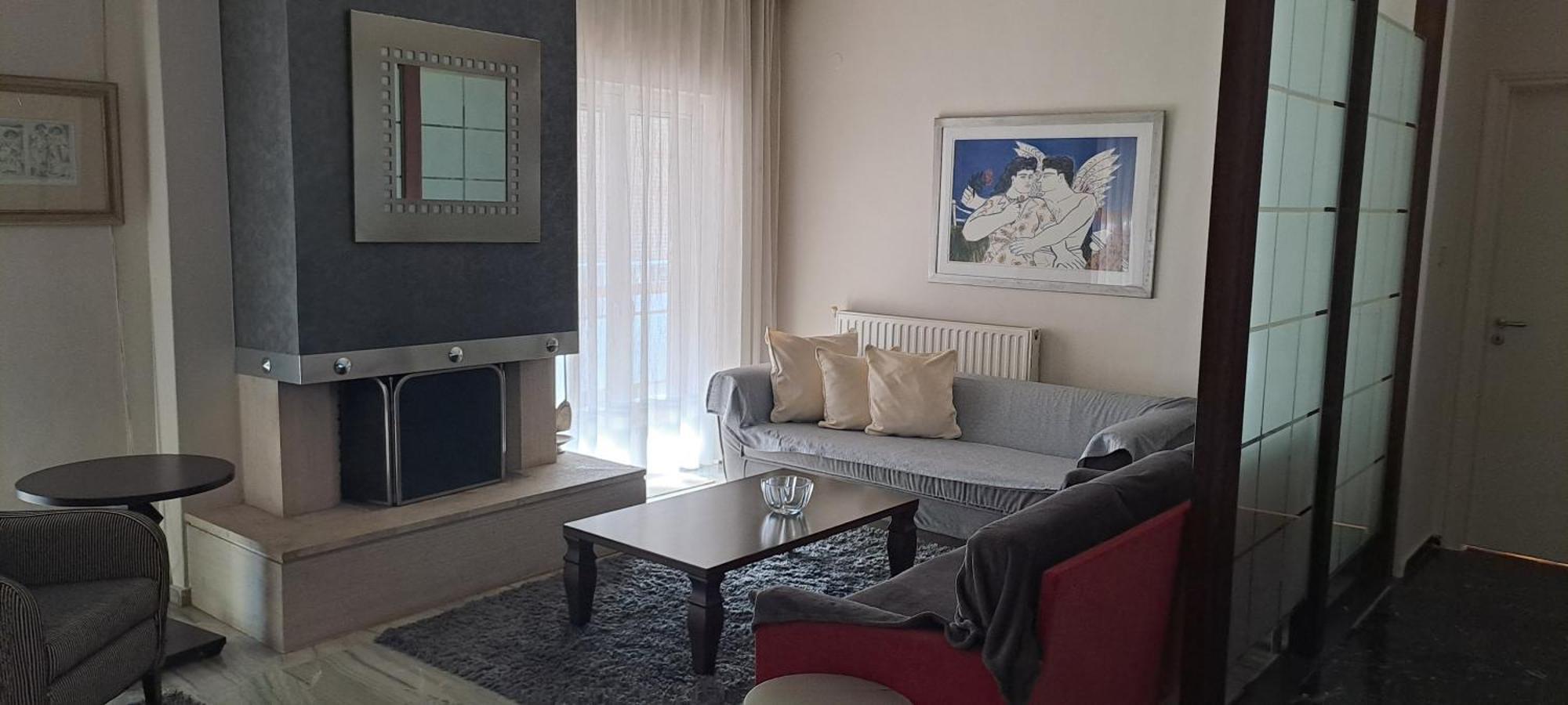 Elegante Apartamento Centrale Tríkala Exterior foto